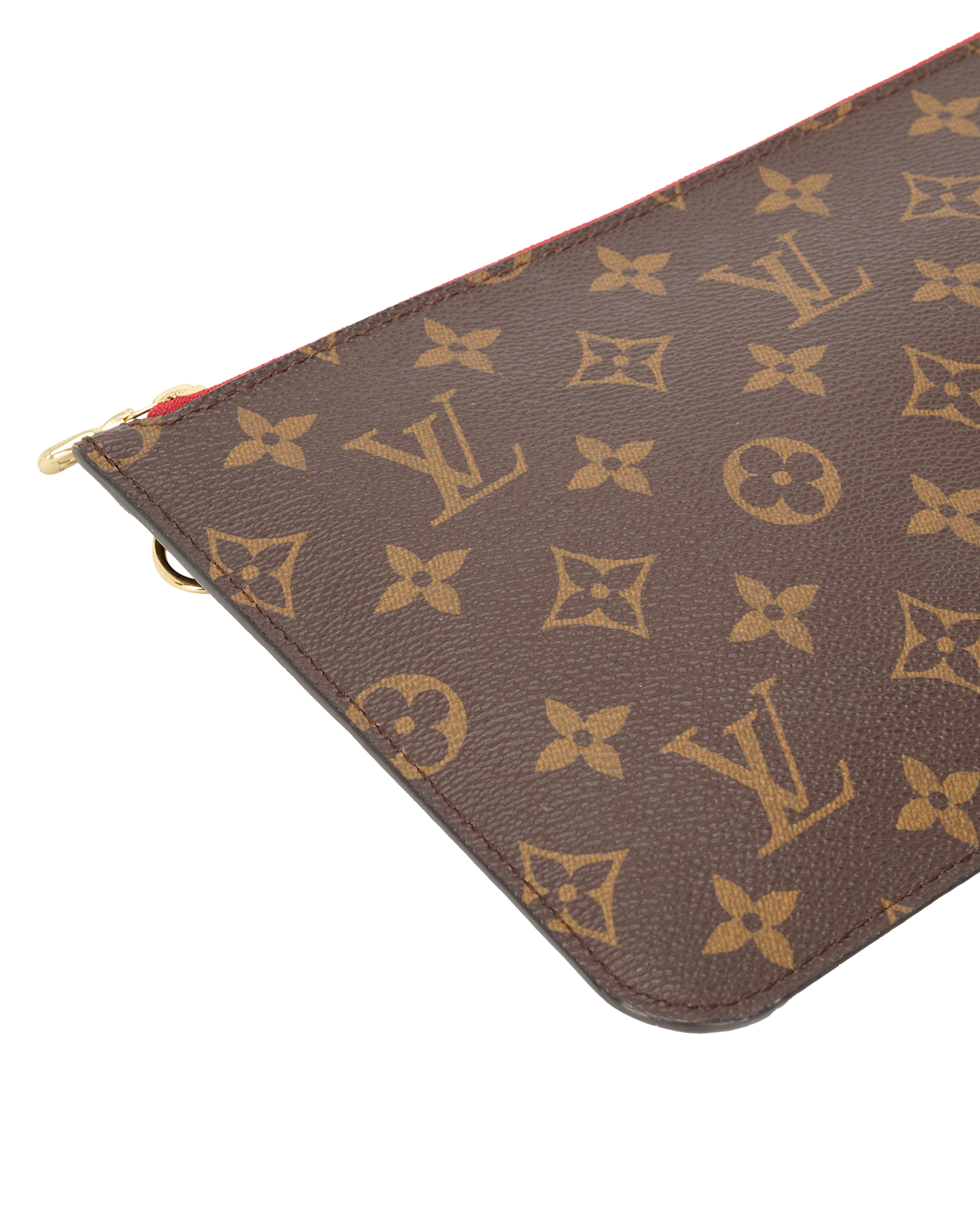 Neverfull Pouch, &pound;395, Handbags, Brown, Canvas, Other view